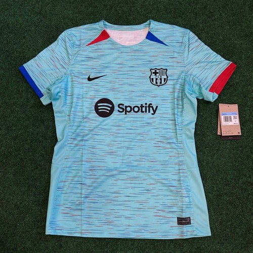 FC Barcelona Women's Jersey Size M Brand New Nike Dri-Fit