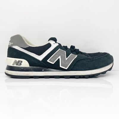 New Balance Женские 574 W574SKW Черные повседневные туфли Кроссовки Размер 10 B, Черный, 574