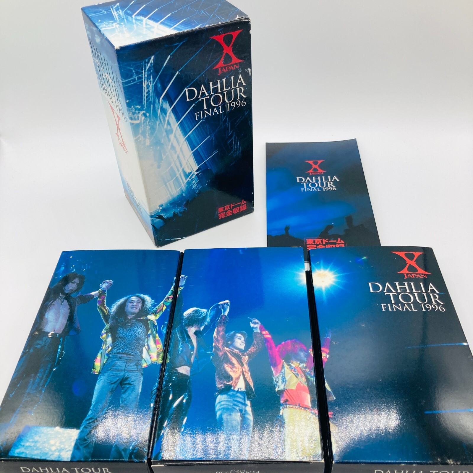 X JAPAN DAHLIA TOUR FINAL 1996 Vintage VHS 3 Tapes Set