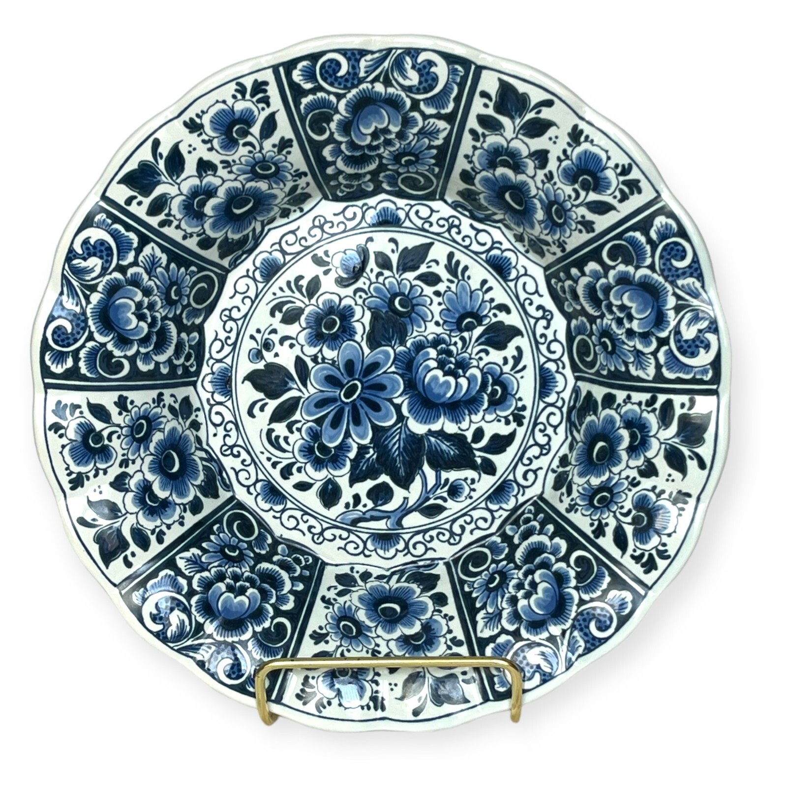 美品✳︎ オランダ　 DELFT プレート オランダ デルフト 飾り皿 プレート 風景画 delftsblauw Dekor