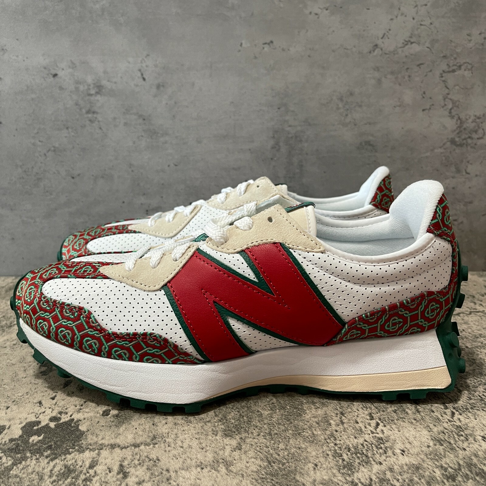 New Balance 327 Casablanca Red Monogram 