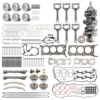 3.3L G6DH Engine Rebuild Kit w/ Crankshafts ConRod Timing For 10-16 Hyundai Kia