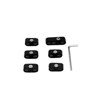 Spark Plug Wire Seperators, Black, 6 Piece Kit Dunebuggy & VW