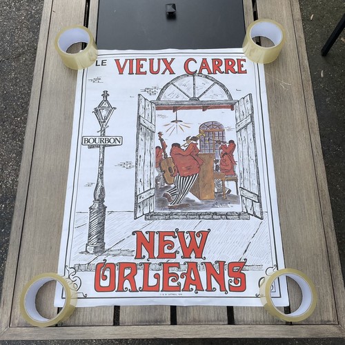 George G. B. Luttrell Le Vieux Carre New Orleans 19” x 25