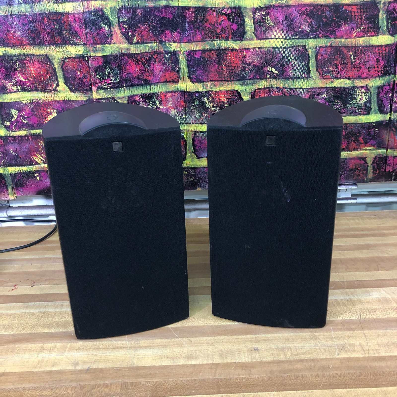 本体のみ ペア KEF iQ1 SP3499 スピーカー ブラック 動作確認済み 美品