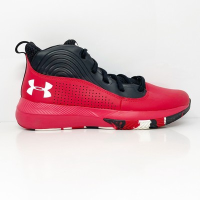 

Under Armour Boys Lockdown 4 3022123-601 Красные баскетбольные кроссовки Кроссовки Размер 6Y, Красный, Lockdown 4