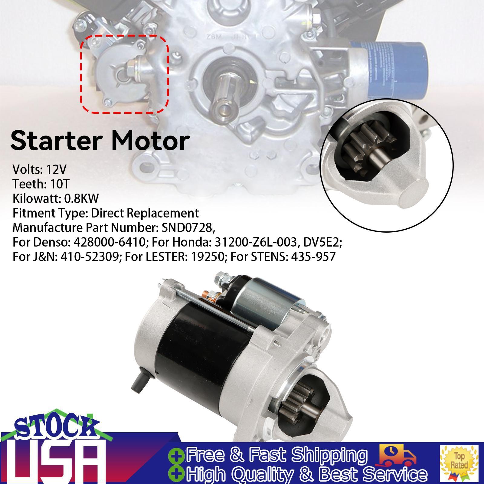 Starter Motor 428000-6410 fit Honda GX630 GX660 GX690 Engine 31200-Z6L-003 H3 Starter Motor 428000-6410 fit Honda GX630 GX660 GX690 Engine 31200-Z6L-003 H3