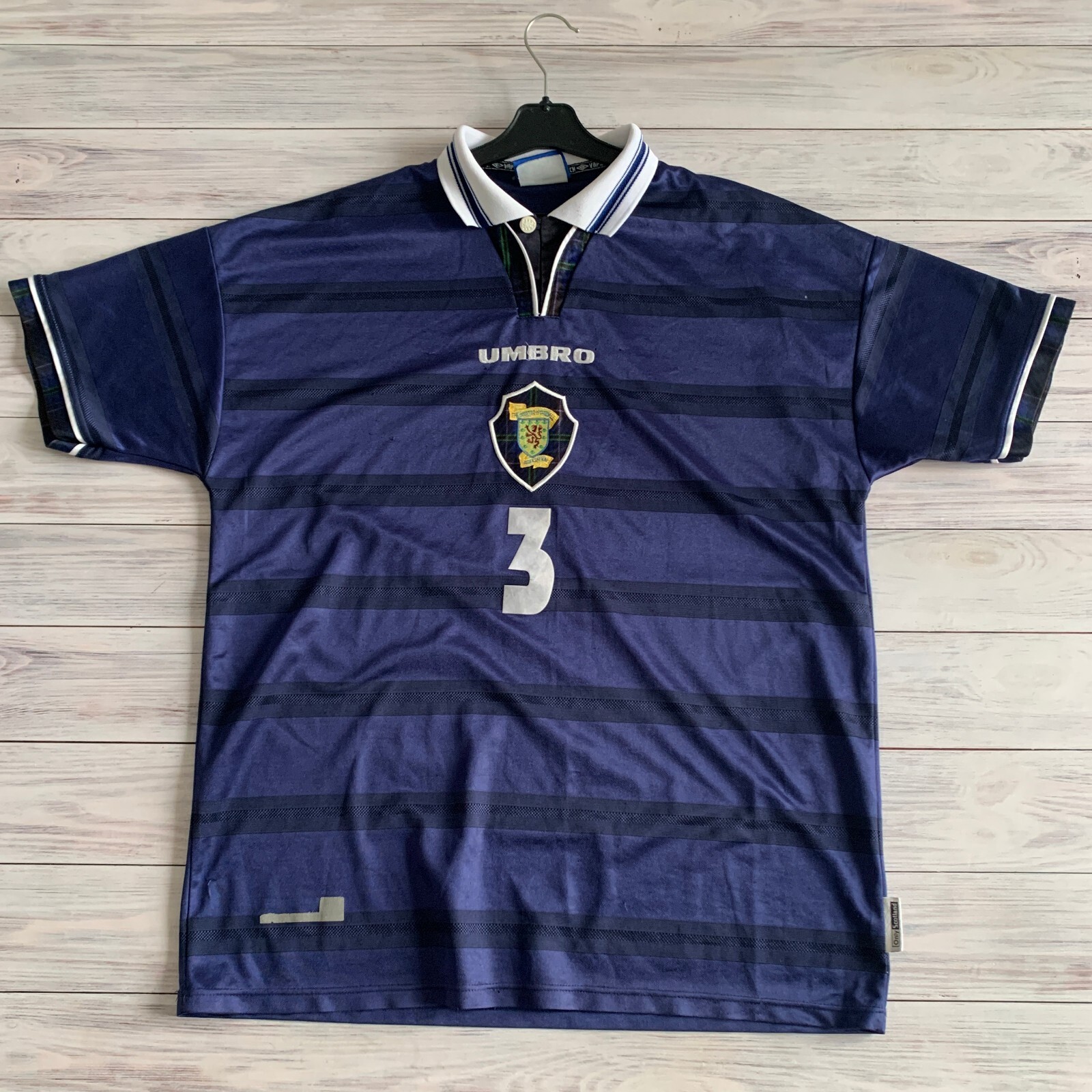 Scotland 1998 - 2000 Home football shirt jersey Match worn