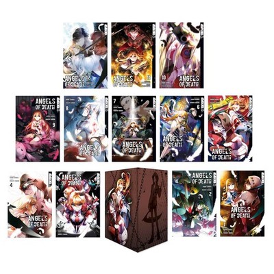 Angels of Death Manga Buch Band 1 2 3 4 5 6 7 8 9 10 11 12 + Schuber Bundle NEU