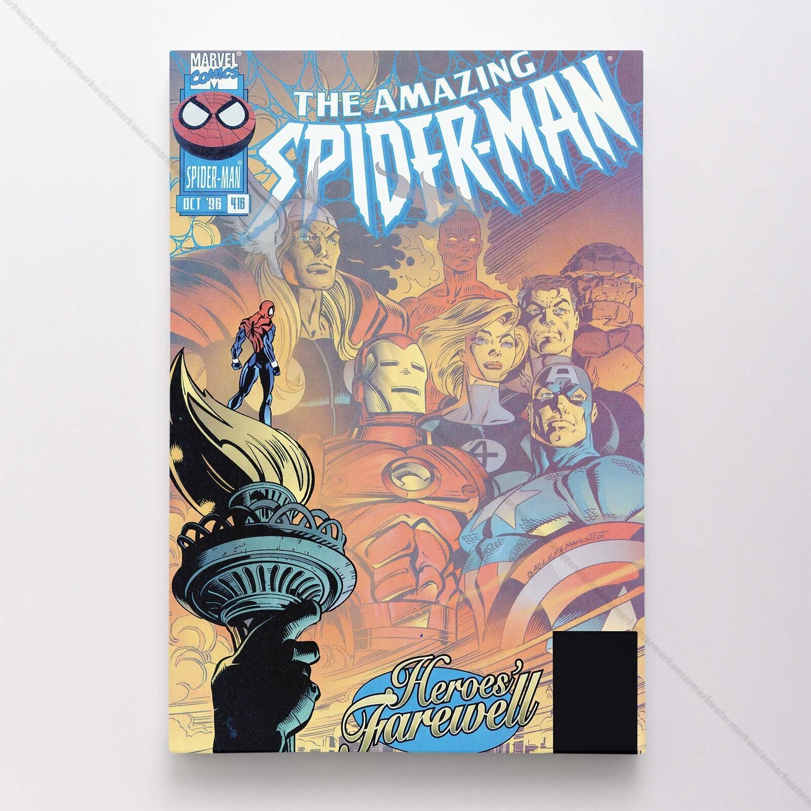 The Amazing Spider-Man #416 Poster Canvas Spiderman Marvel Comic Book Print