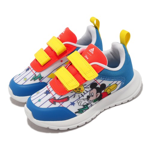 

adidas Disney x Tensaur Run MM 2.0 CF I Mickey Blue Yellow для малышей GW0370, Белый, Tensaur Run Mm 2.0 Cf I