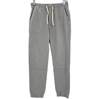 Marine Layer Mens size M Saturday Jogger Pants Slim Fit Light Gray 4 pocket NEW