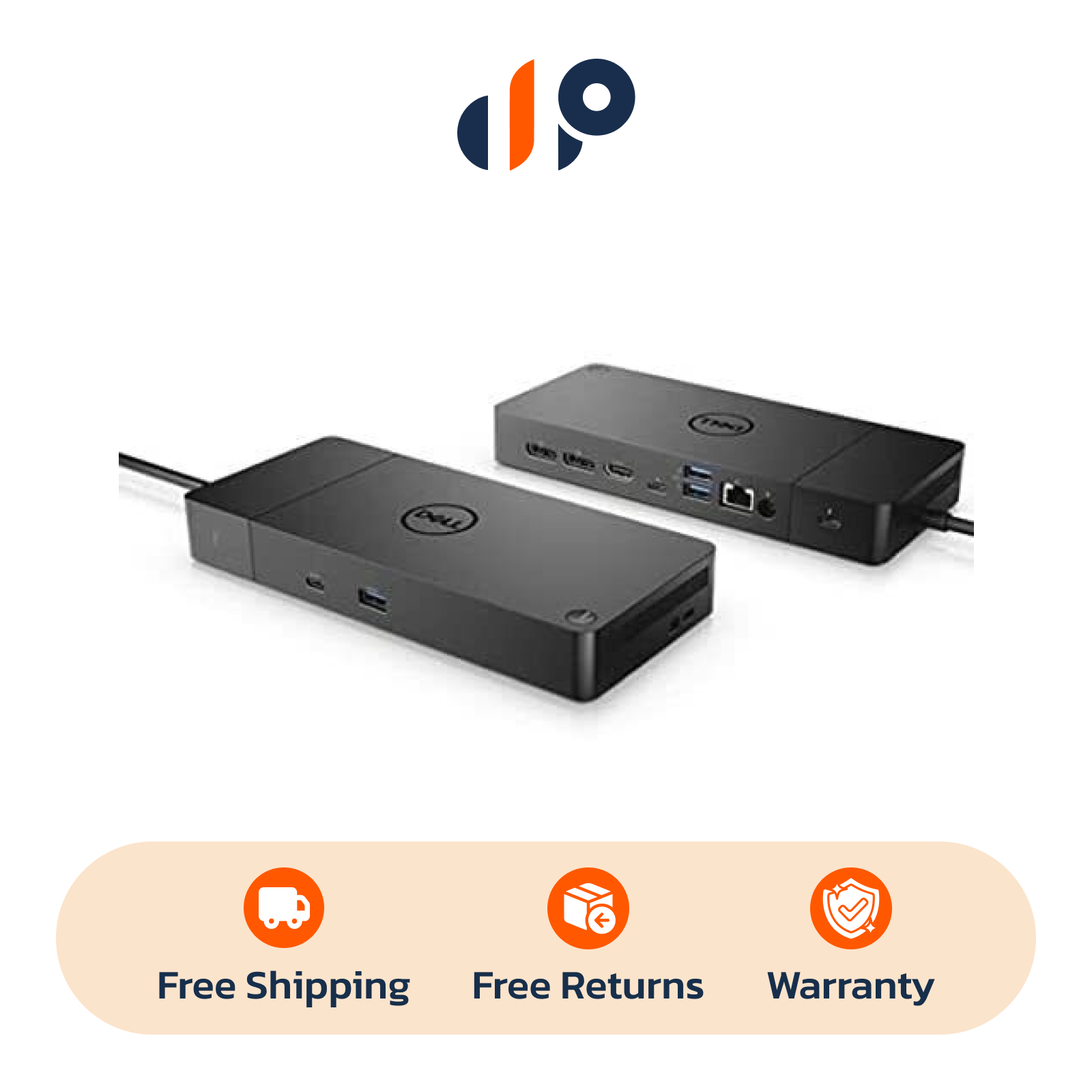 Dell WD19TBS Thunderbolt Docking Station 72G12 NO AC ADAPTER