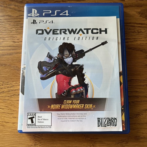 Overwatch: Origins Edition  PlayStation 4 PS4 With Noire Widowmaker Skin Code