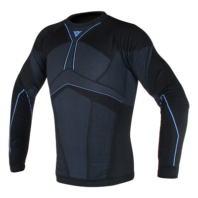 Dainese D-Core Aero Tee LL schwarz/blau Gr.XL/XXL Motorrad Funktionswäsche Shirt