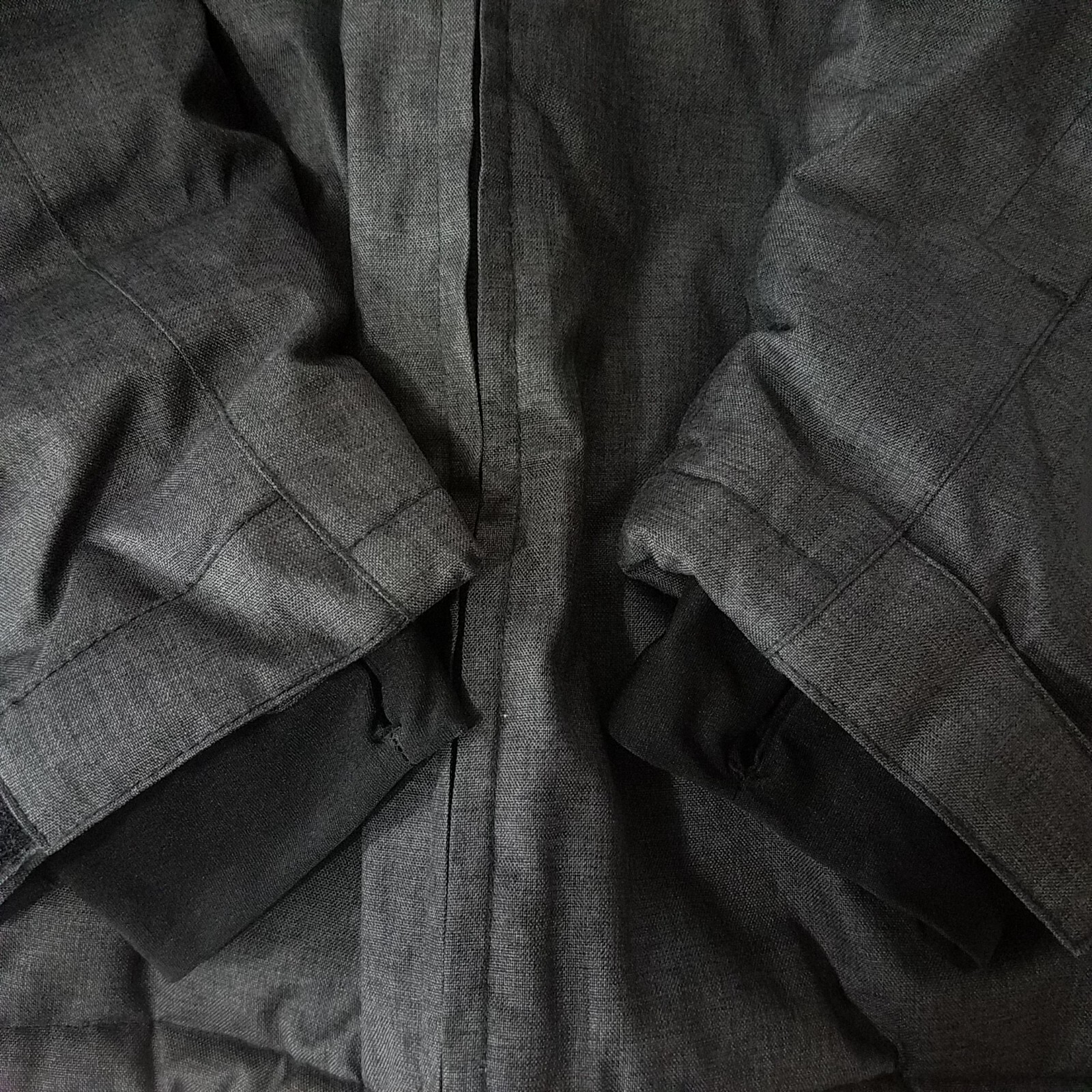 Pulse Snowboard Ski Jacket Coat Men's S Charcoal Full Zip Insulated NO HOOD