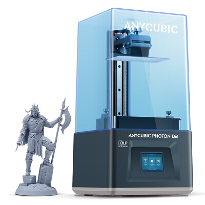 ANYCUBIC Photon D2 DLP Resin 3D Printer High Precision Silent 6.5x5.1x2.9in inch