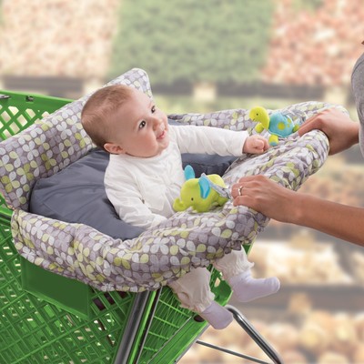 Summer Infant 2-in-1 Cushy Cart Cover and Seat Positioner Green