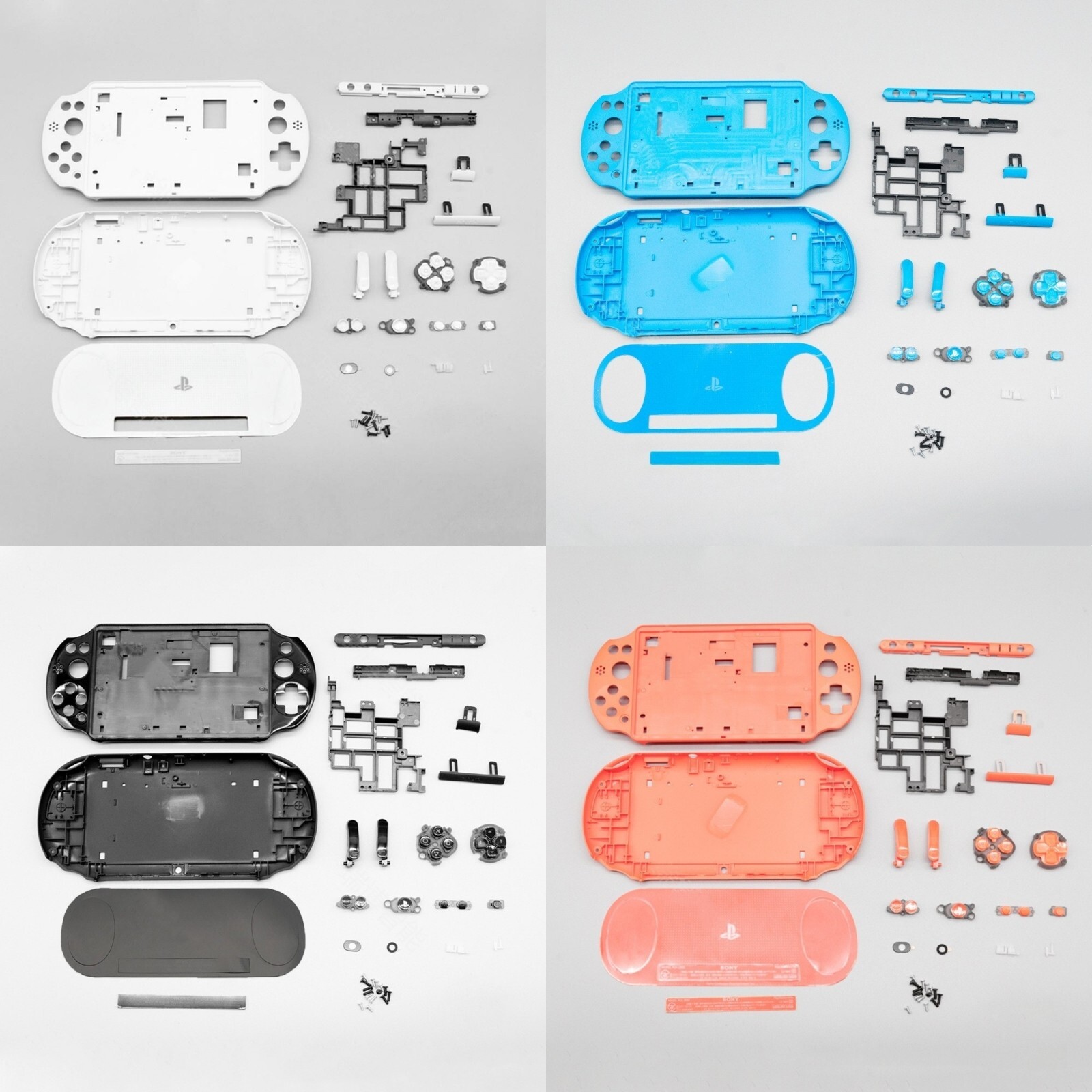PSV2000 Full Housing Shell Case Kits Replacement for PS Vita