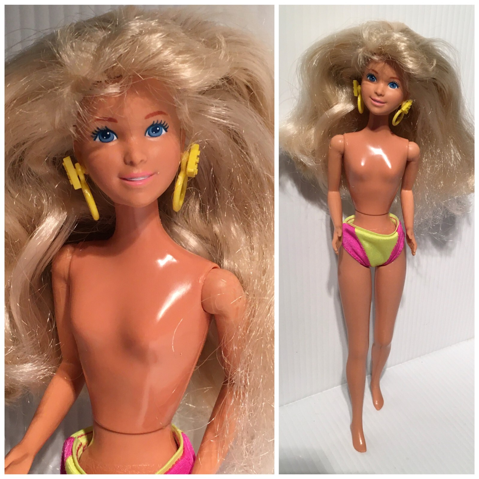 BARBIE SUN LOVIN' JAZZIE DOLL 1990 Mattel 4088 Yellow