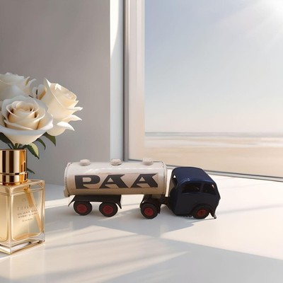 Triang Minic 71M Milchtankwagen aus Blech – Vintage Uhrwerk-LKW aus den 1950er J