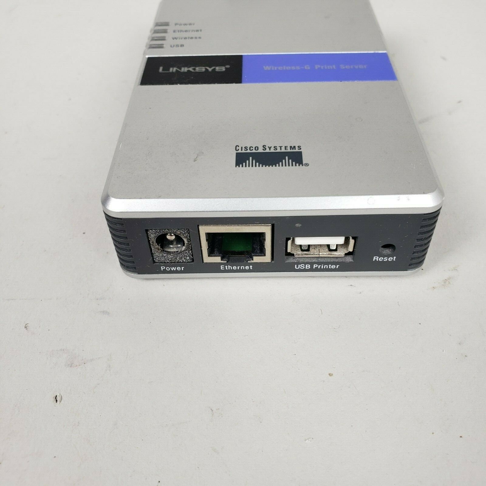 Linksys Cisco Systems Wireless-G Print Server WPS54G w/ Power Supply - F2A