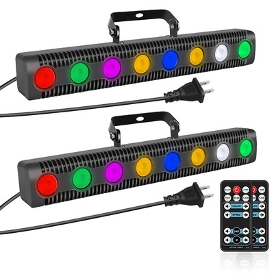 Wall Washer Lights 45W 8 LED RGBW Dimmable Stage Lights DMX Control Dj Lights...