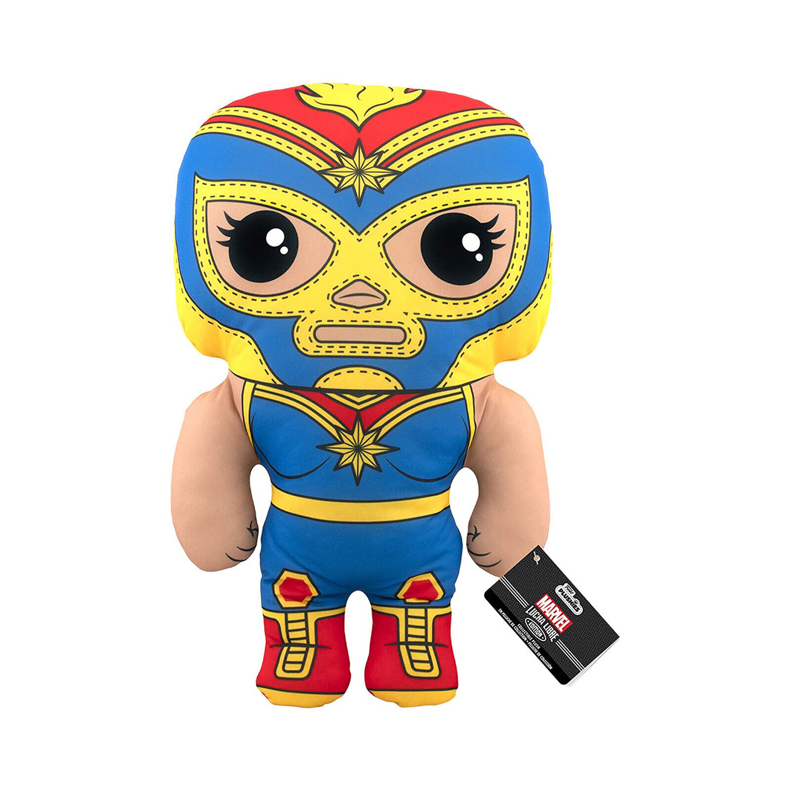 Funko Marvel Luchadores Капитан Марвел 17 дюймовая плюшевая фигурка НОВАЯ В НАЛИЧИИ
