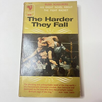 Budd Schulberg, The Harder They Fall, Bantam Books, Paperback, 1956