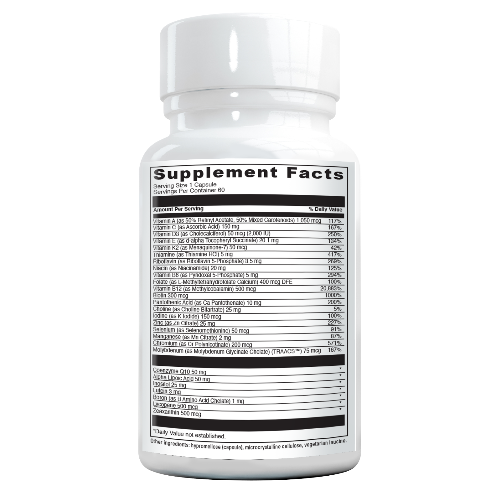 Multi One Methylated Multivitamin for Men and Women | MTHFR Support Supplement