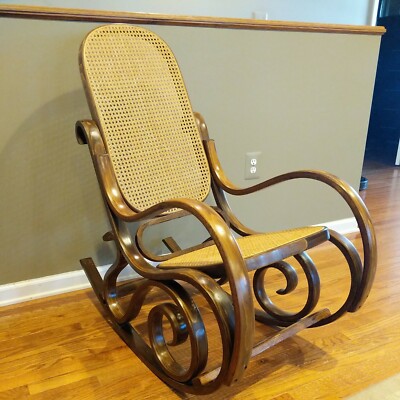 Victorian Child/'s Children/'s Wicker Rattan Antique Rocking Chair Rocker Very Nice Condition Circa 1900