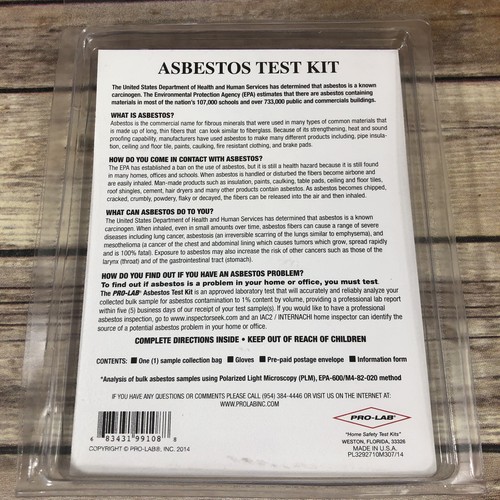 Pro-Lab AS 108 Asbestos Test Kit