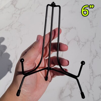 Adjustable Metal Display Stand with Non-slip Feet for Ammonite Fossils, Slabs