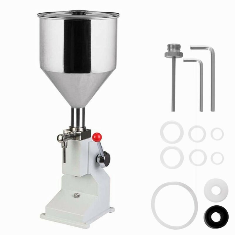 Liquid Filling Machine 5-50ml Manual Cosmetic Filler Cream Paste Water Filler