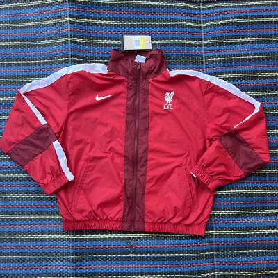Nike Liverpool FC Essential Jacket Oversize Fit DV4972-687 Size Small Womens