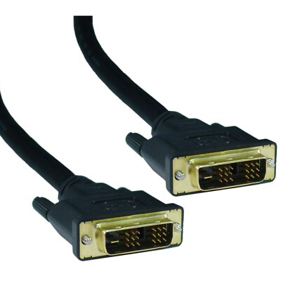 Single Link DVI-D (18+1) Male to DVI-D (18+1) Male Digital Video Cable DVI Cord