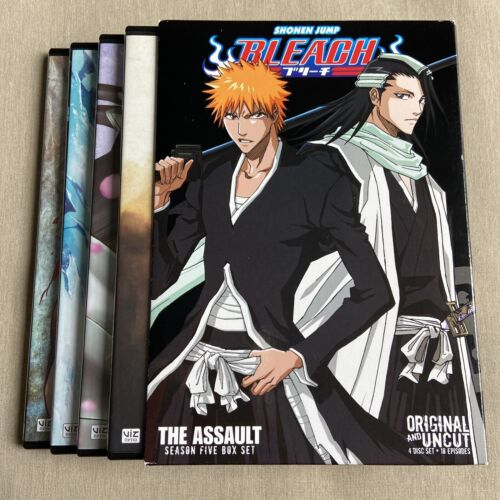 Shonen Jump: Bleach Season Five 5: Assault (DVD 4-Disc Box Set) Uncut Eps 92-109 Shonen Jump: Bleach Season Five 5: Assault (DVD 4-Disc Box Set) Uncut Eps 92-109