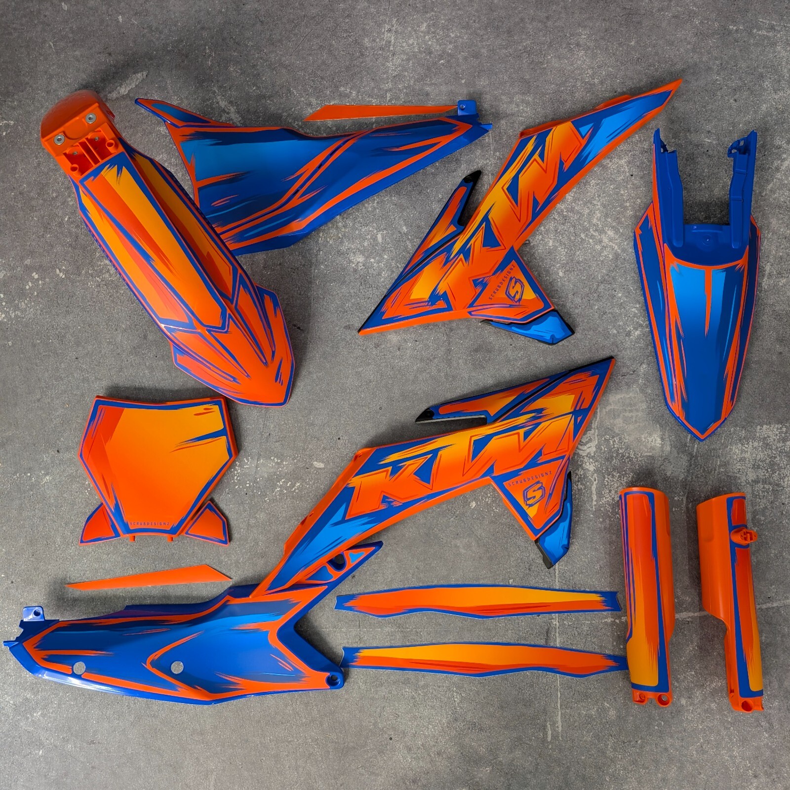 Plastics + Graphics KTM 2023 2024 2025 2026 XC XC-F SX SX-F Orange