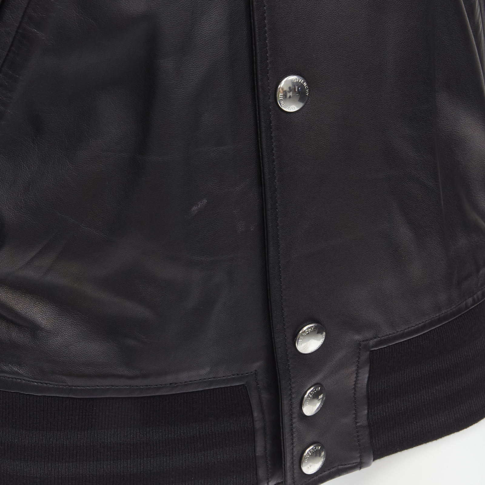 GIVENCHY Riccardo Tisci black signature stars lambskin GIVENCHY Riccardo Tisci black signature stars lambskin