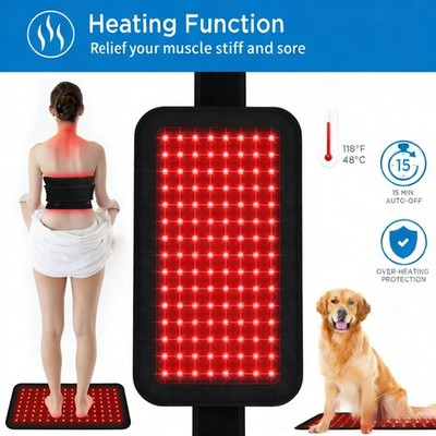 New Red Light Therapy Belt Body Relaxing Muscle Inflammation Infrared Therapy