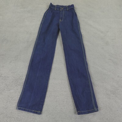 Vintage Levis Jeans Juniors 20 inch x 30 inch 70s High Rise Tulip Patch Rare