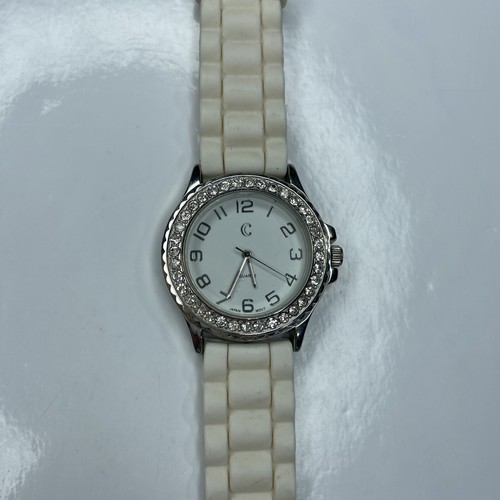 E CC Silver Crystals White Jelly RY3207 Japan Stainless