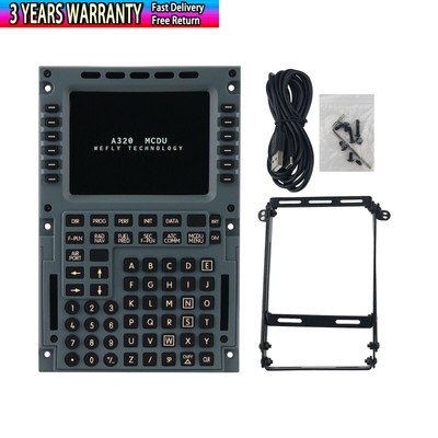 WEFLY A320 MCDU Simulator +A Metal Stand for Airbus & Flight Simulation Software