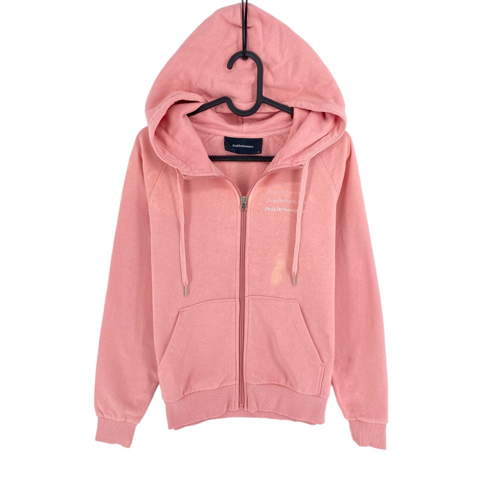 Peak Performance Pink W Ground Full Zip Hoodie Jumper
