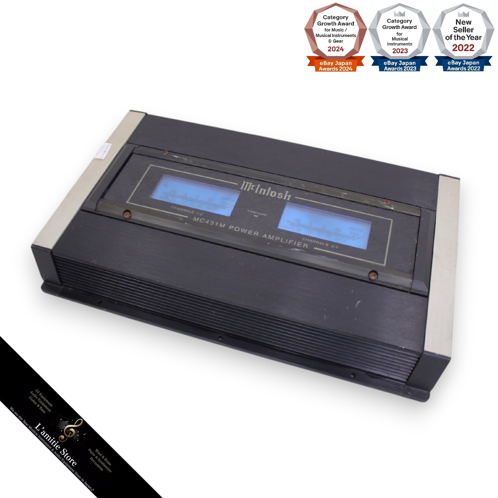 McIntosh MC431M Macintosh Mcintosh MC431M Power Amplifier Used Rare | eBay