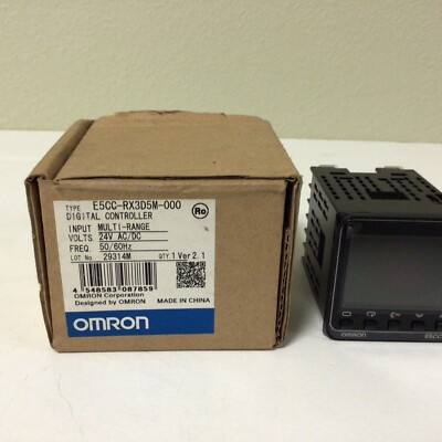 NEW, OMRON E5CC-RX3D5M-000 DIGITAL CONTROLLER INPUT MULTI-RANGE 24V, FREE SHIP
