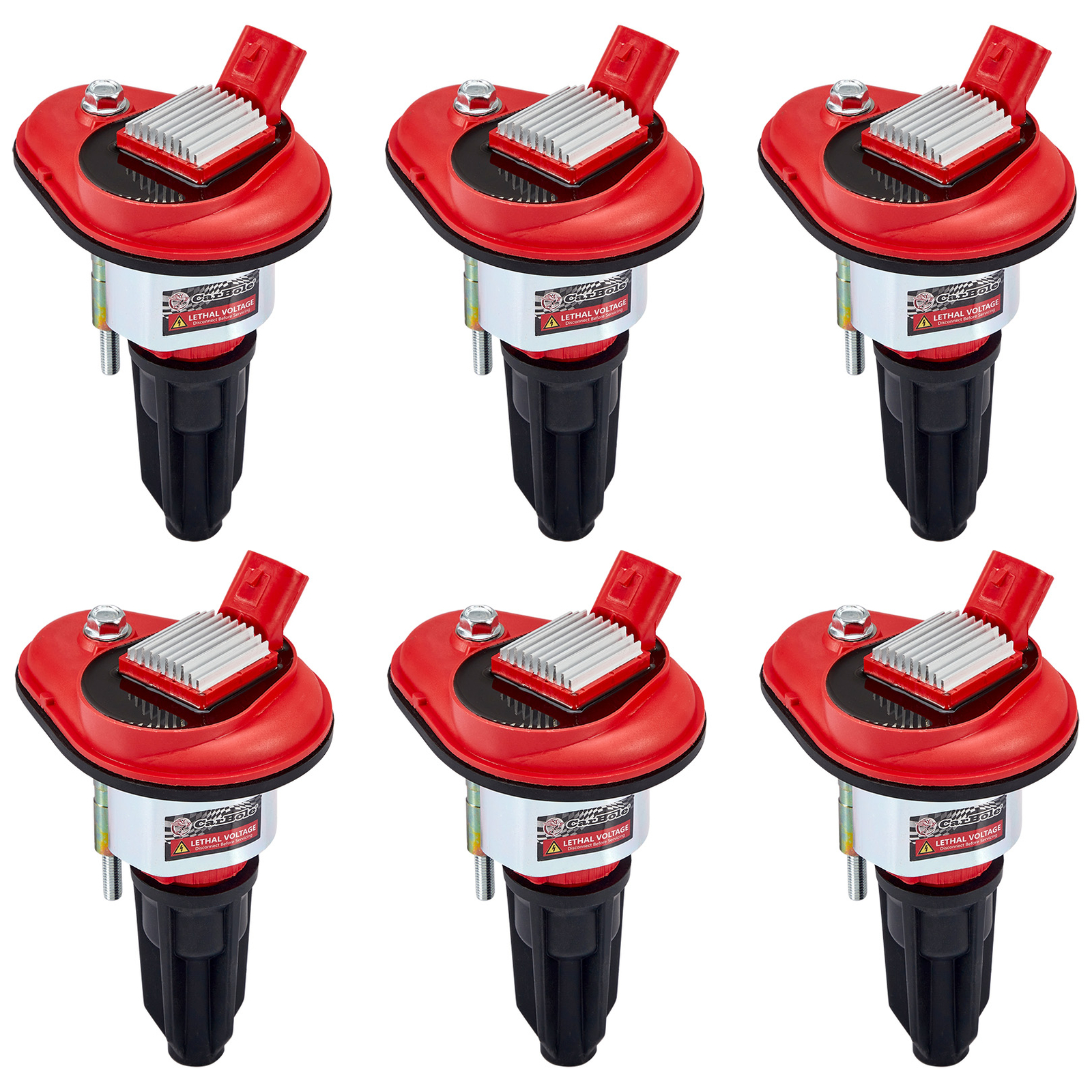 6X Ignition Coil & Iridium Spark Plug For Chevy Trailblazer GMC