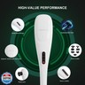 MEGAWISE Handheld Back Massager | Deep Tissue Percussion Relief for Back, Neck, Shoulders, Waist Legs, Full Body for Improved Blood Circulation and Fatigue Relief (Pearl White 6Ft Corded)