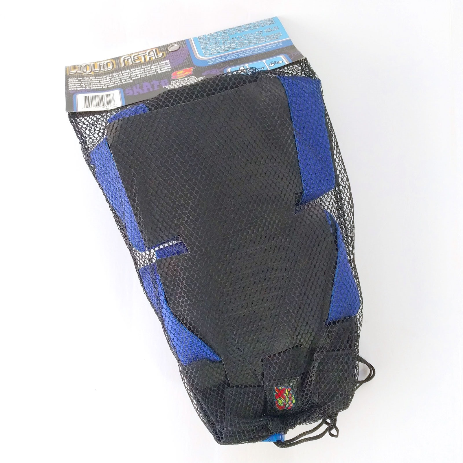 CX Street Sports LIQUID METAL Skate Gear Knee & Elbow Pads Wristguards