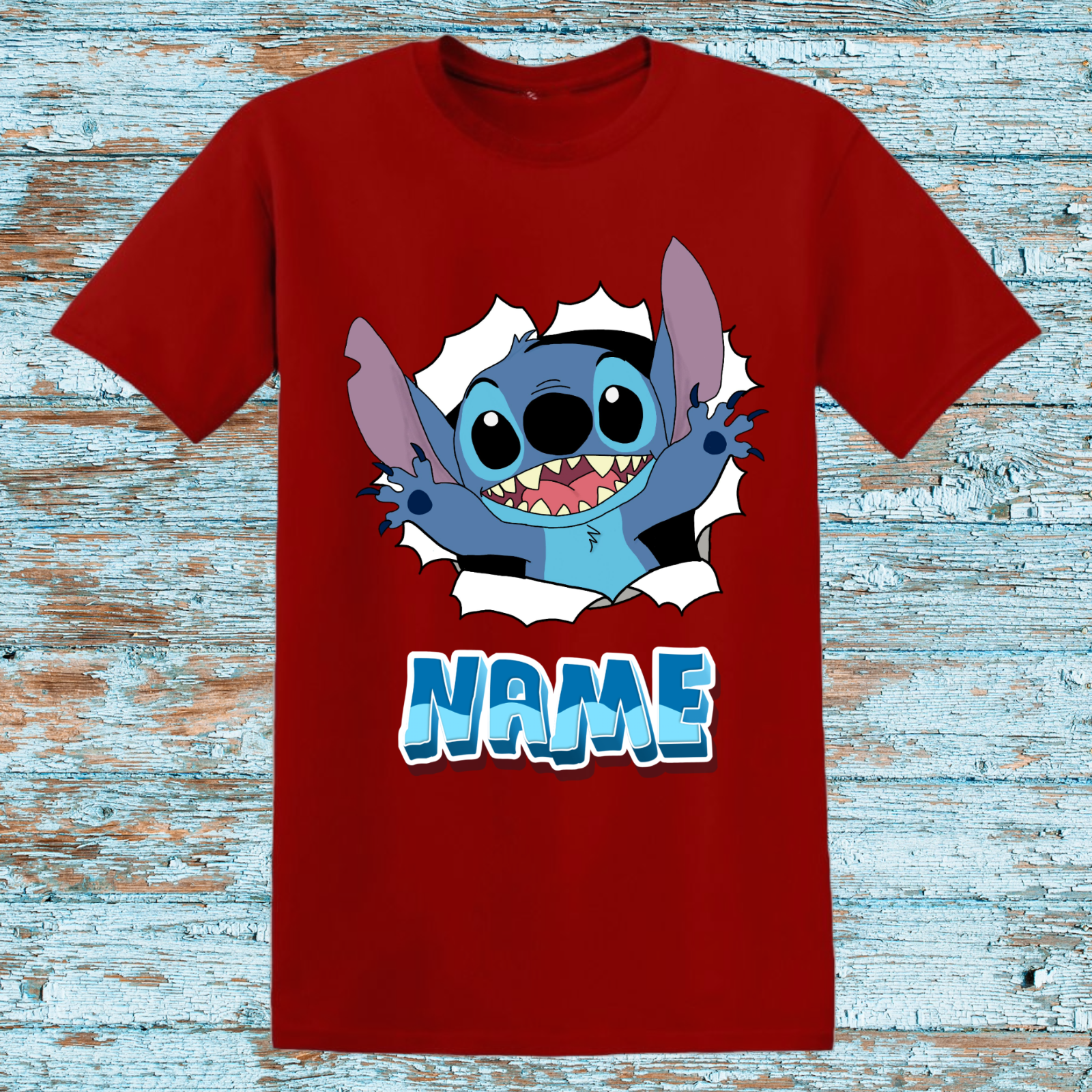 NAME IT Jungen T-Shirt 'Stitch' – Kurzarm, Rundhals, Aus Baumwolle, Für Kinder
